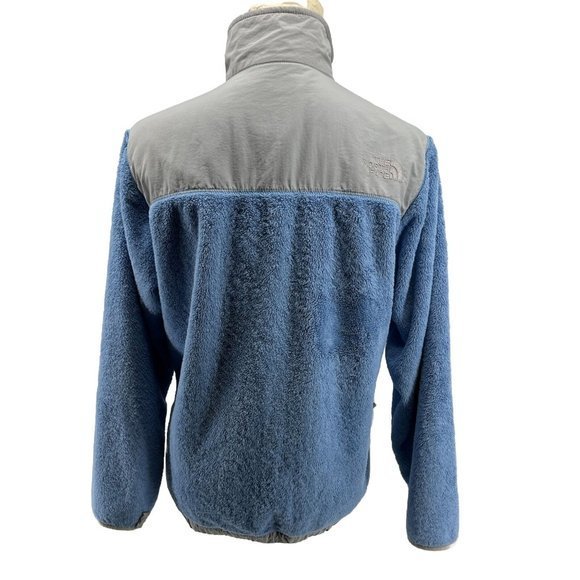 The North Face Size XL 14-16-18) Youth Blue/Gray Nylon Fleece‎ Denali Jacket - Picture 4 of 12